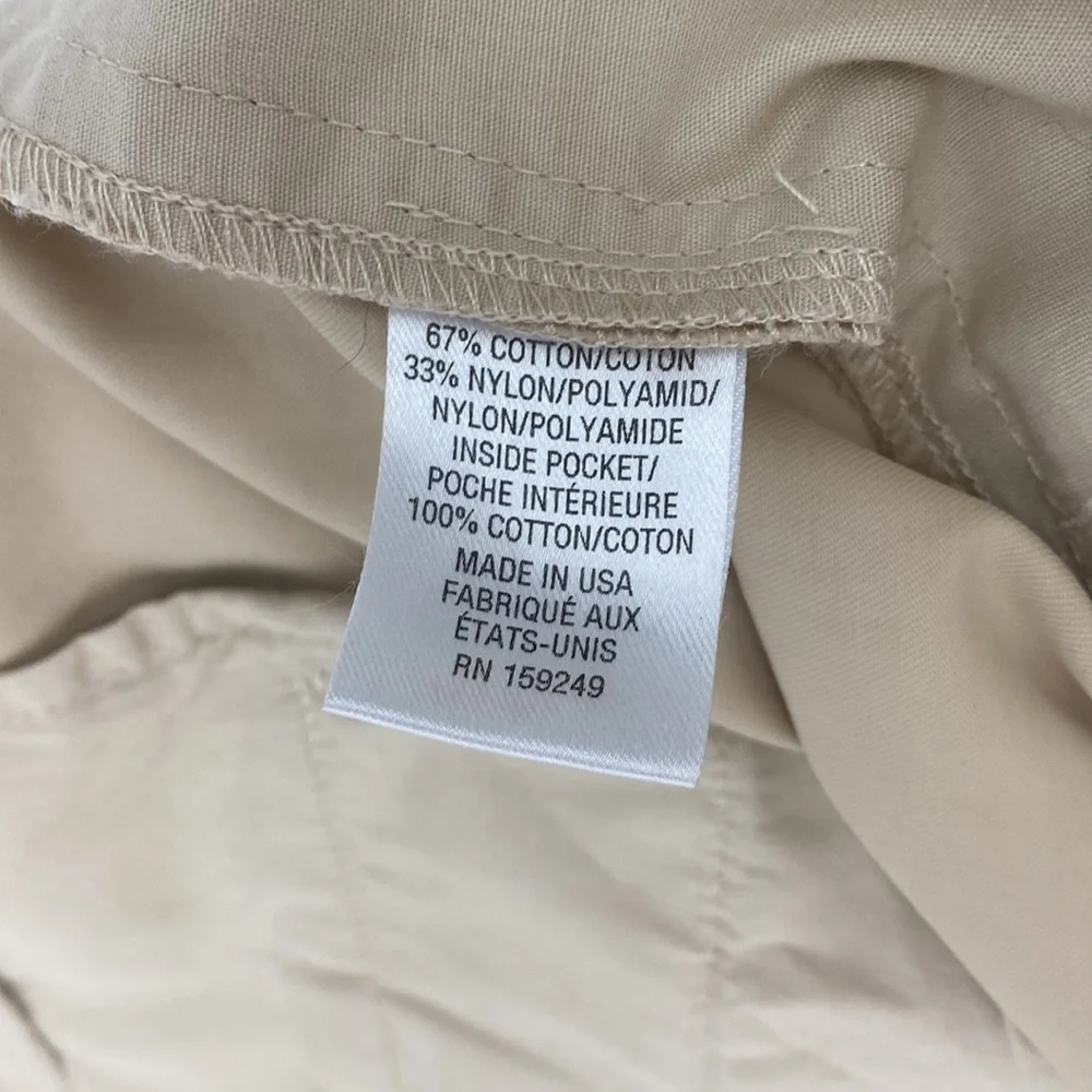 TWP Size Womens 12 Tan Office Ankle Pants - Picture 5 of 13